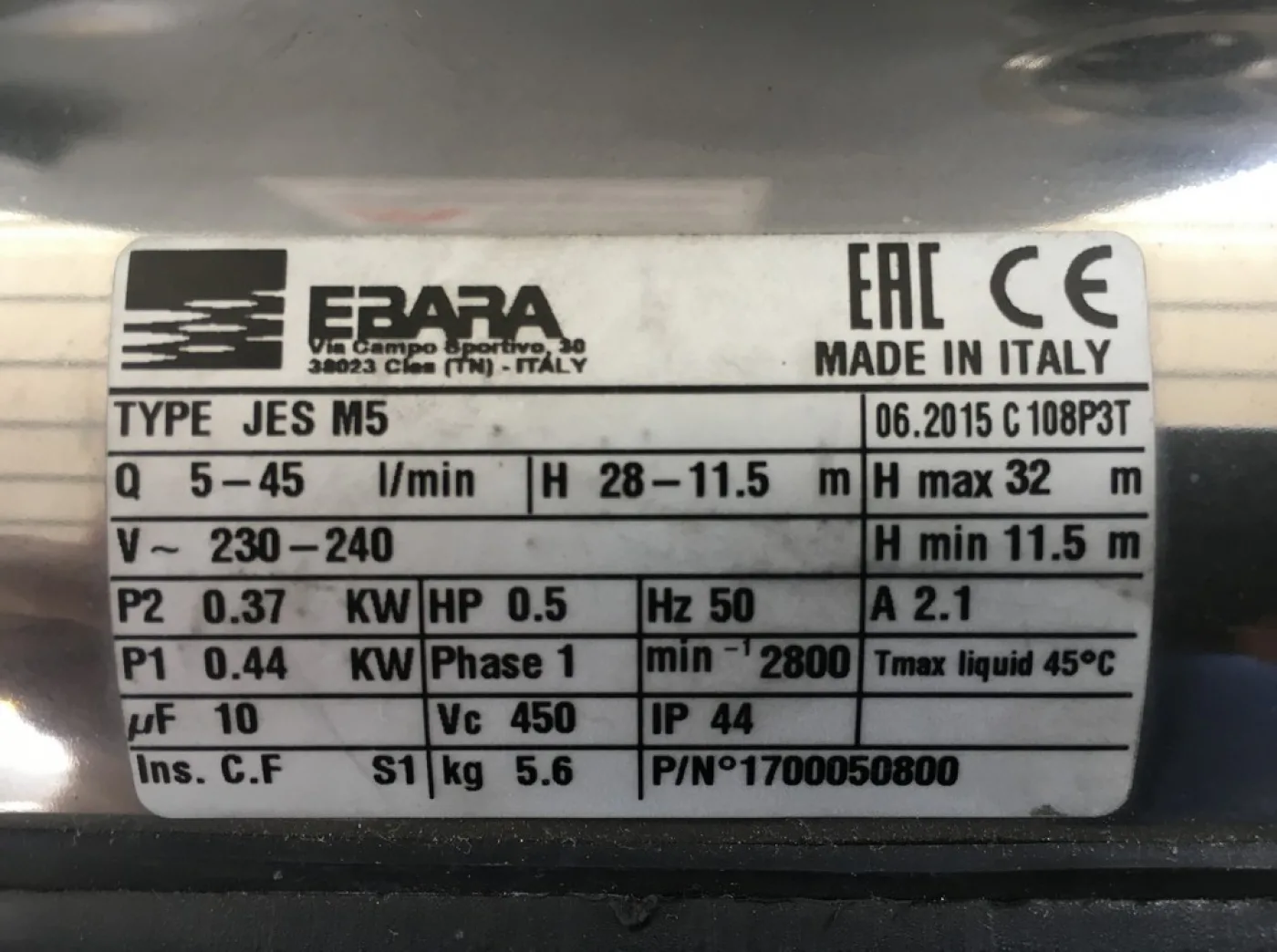 FILTER PLATES 32×32 WITH PUMP NEW MACHINE - 6
