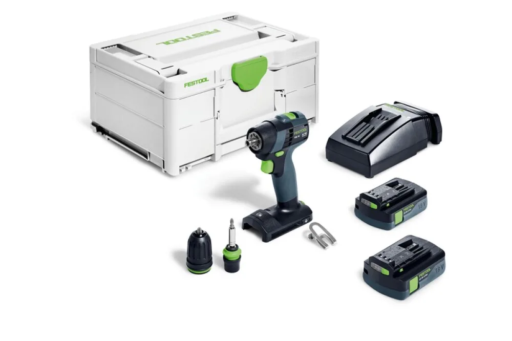 TRAPANO AVVITATORE A BATTERIA FESTOOL MOD. TXS18 C 3,0-PLUS