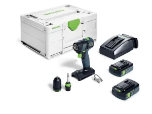 TRAPANO AVVITATORE A BATTERIA FESTOOL MOD. TXS18 C 3,0-PLUS