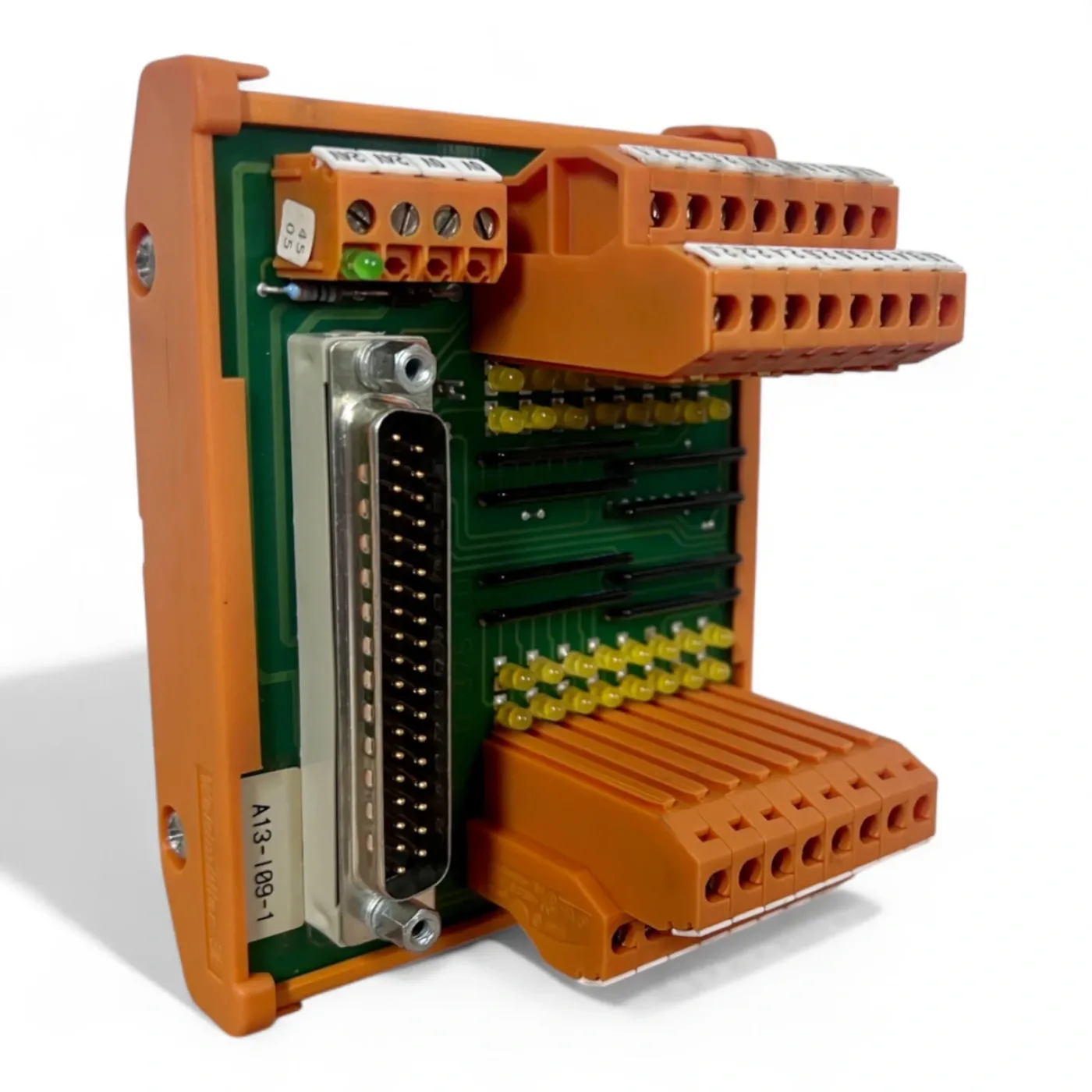Weidmüller Interface-Modul A13-109-1 – 34-polig – Interfaceadapter mit LED-Anzeigen - 1