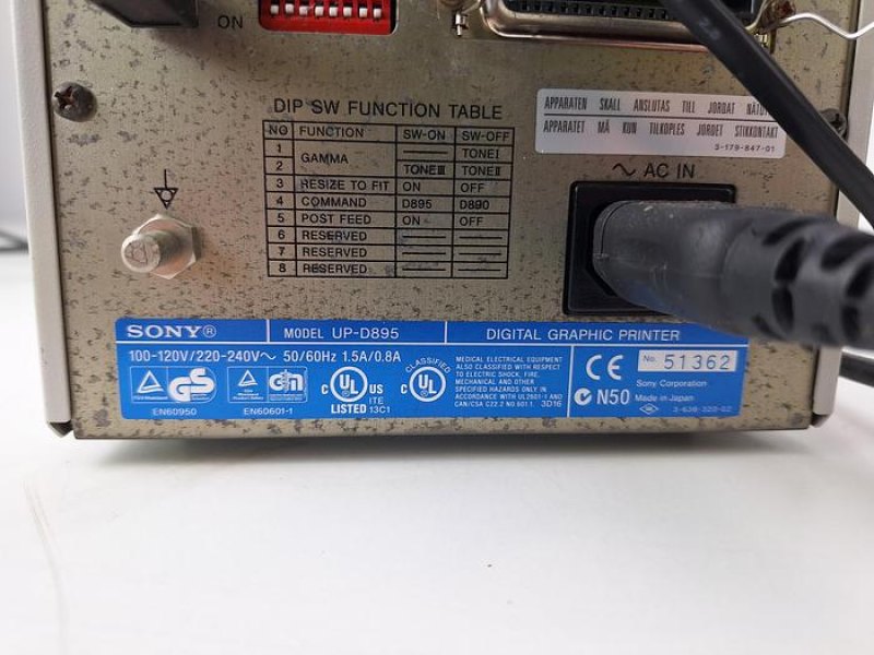 Sony UP-D895 Digital Graphic Printer