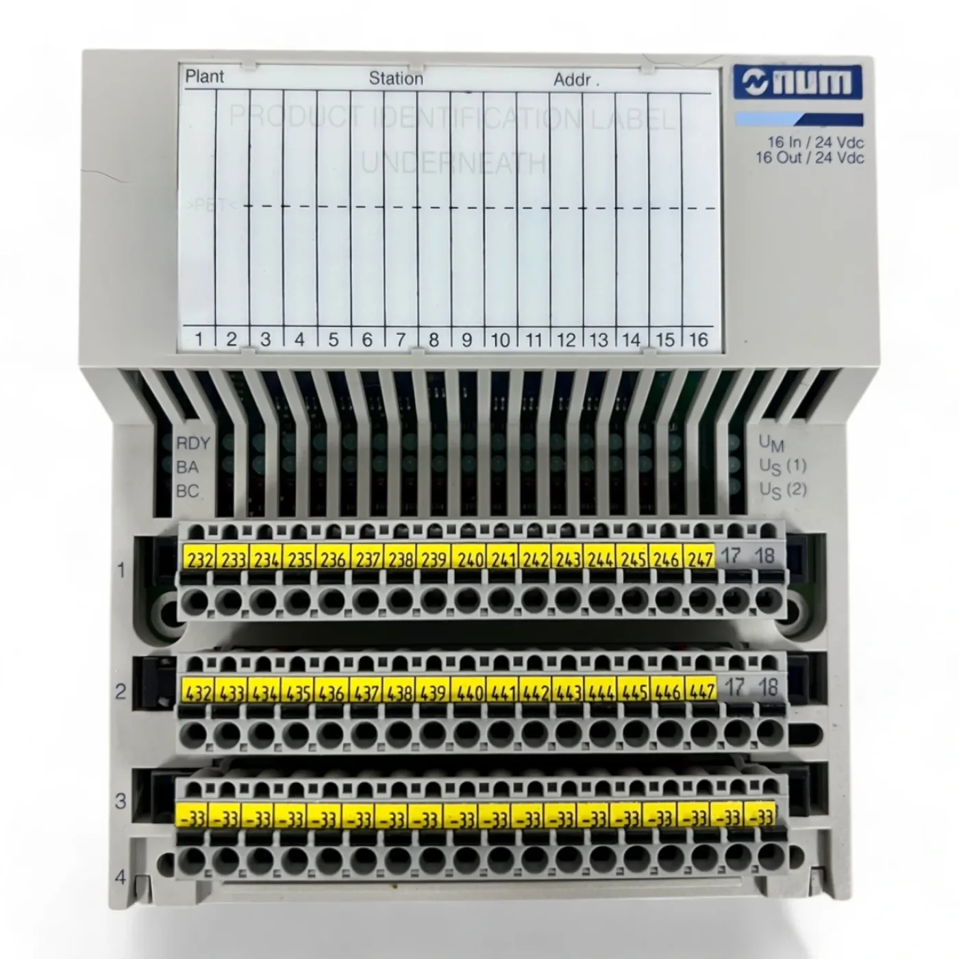 NUM 16I/16O Digital Module – P/N: 0263900004 16 In/16 Out 24 VDC Modul - 1