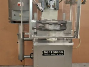 CORKING MACHINE SINGLE HEAD FOR ALUMINIUM SCREW CAP BERTOLASO, SECOND HAND MACHINE