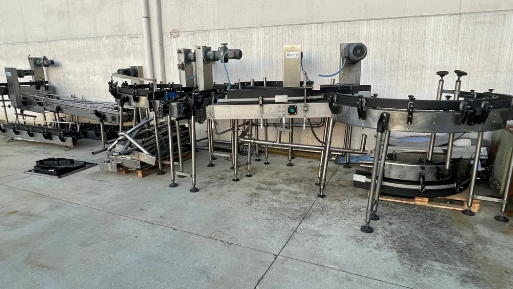 SERIES CONVEYOR BELTS AND ROLLER WAYS, USED EQUIPMENTS