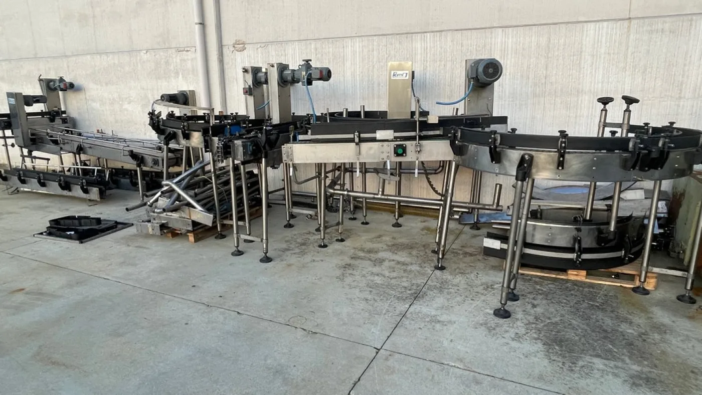 SERIES CONVEYOR BELTS AND ROLLER WAYS, USED EQUIPMENTS - 1