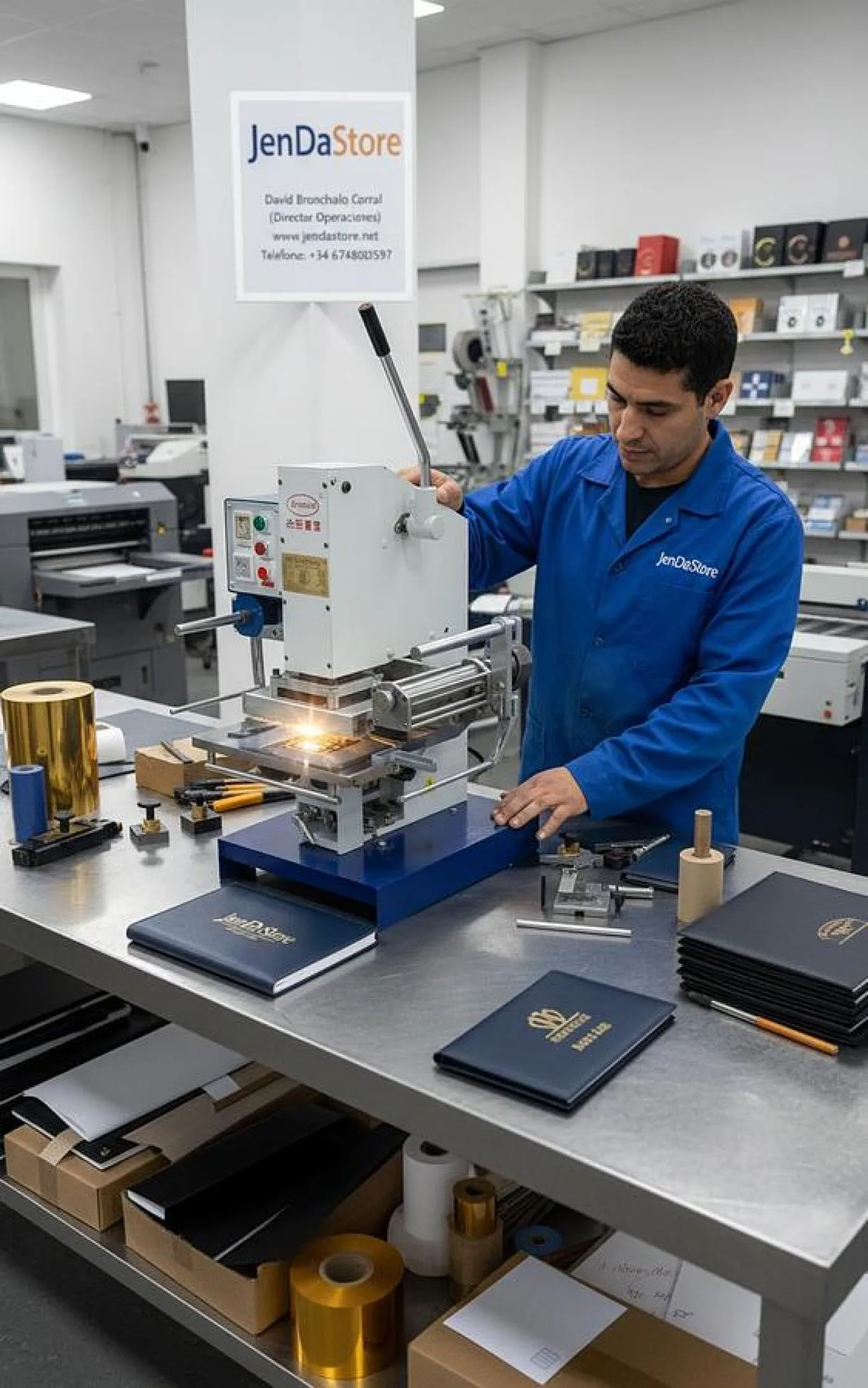 🔝 Máquina Manual de Estampado y Gofrado JDS-TJ-30 🔝 - 2