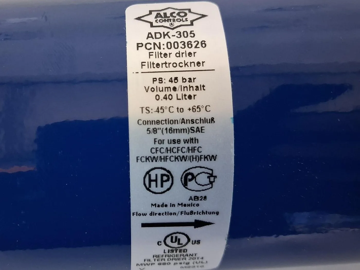 Alco Controls ADK-305 Filter Drier - 2