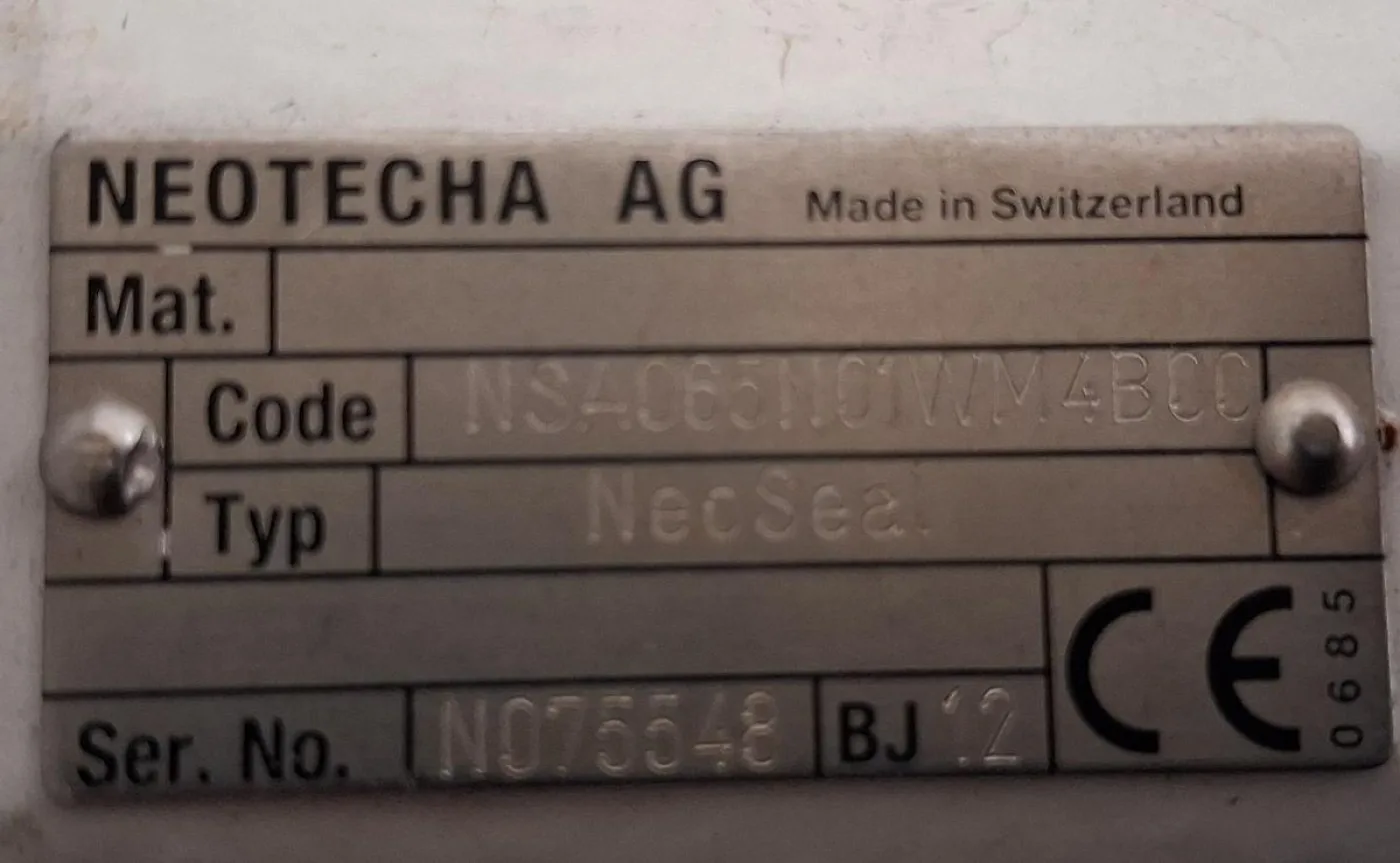 Neotecha NeoSeal DN65 PN10 PFA Lined Butterfly Valve - 4