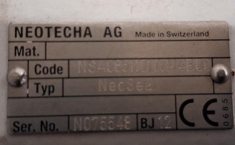 Neotecha NeoSeal DN65 PN10 PFA Lined Butterfly Valve