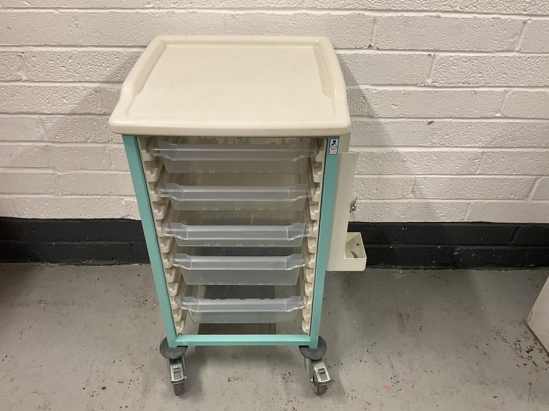 Bristol Maid Gratnells trolley 5 drawer