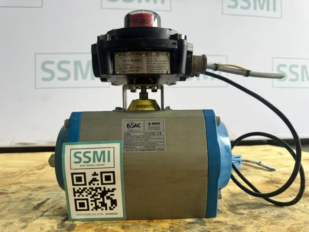 2021 EVAC / Max-Air Pneumatically Actuated Ball Valve Assembly