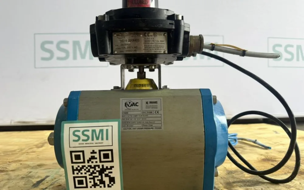 2021 EVAC / Max-Air Pneumatically Actuated Ball Valve Assembly