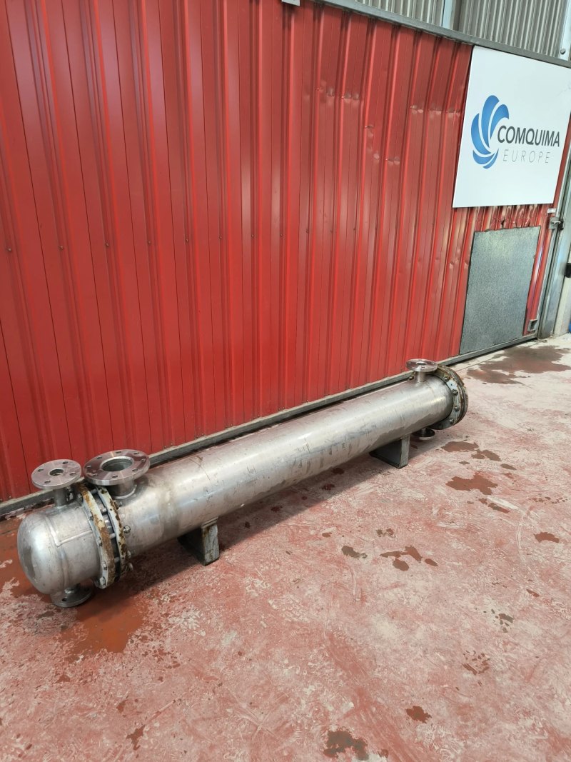 STAINLESS STEEL TUBULAR HEAT EXCHANGER 5.5 M²