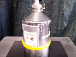CONTENITORE IN ACCIAIO INOX DI SICUREZZA – Mod. 10 LT