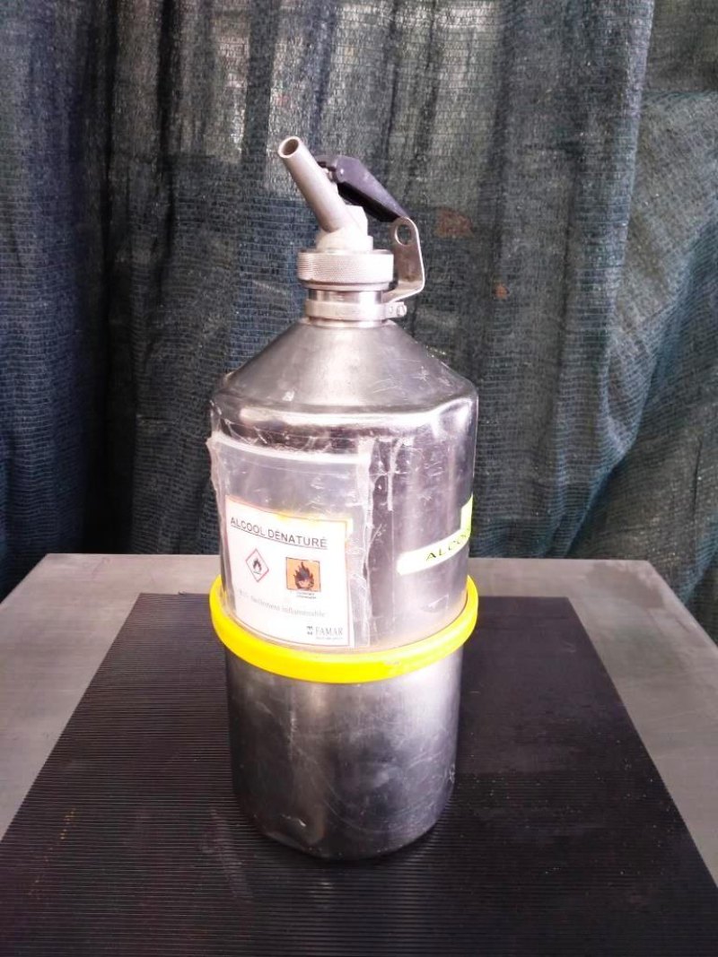 CONTENITORE IN ACCIAIO INOX DI SICUREZZA – Mod. 10 LT