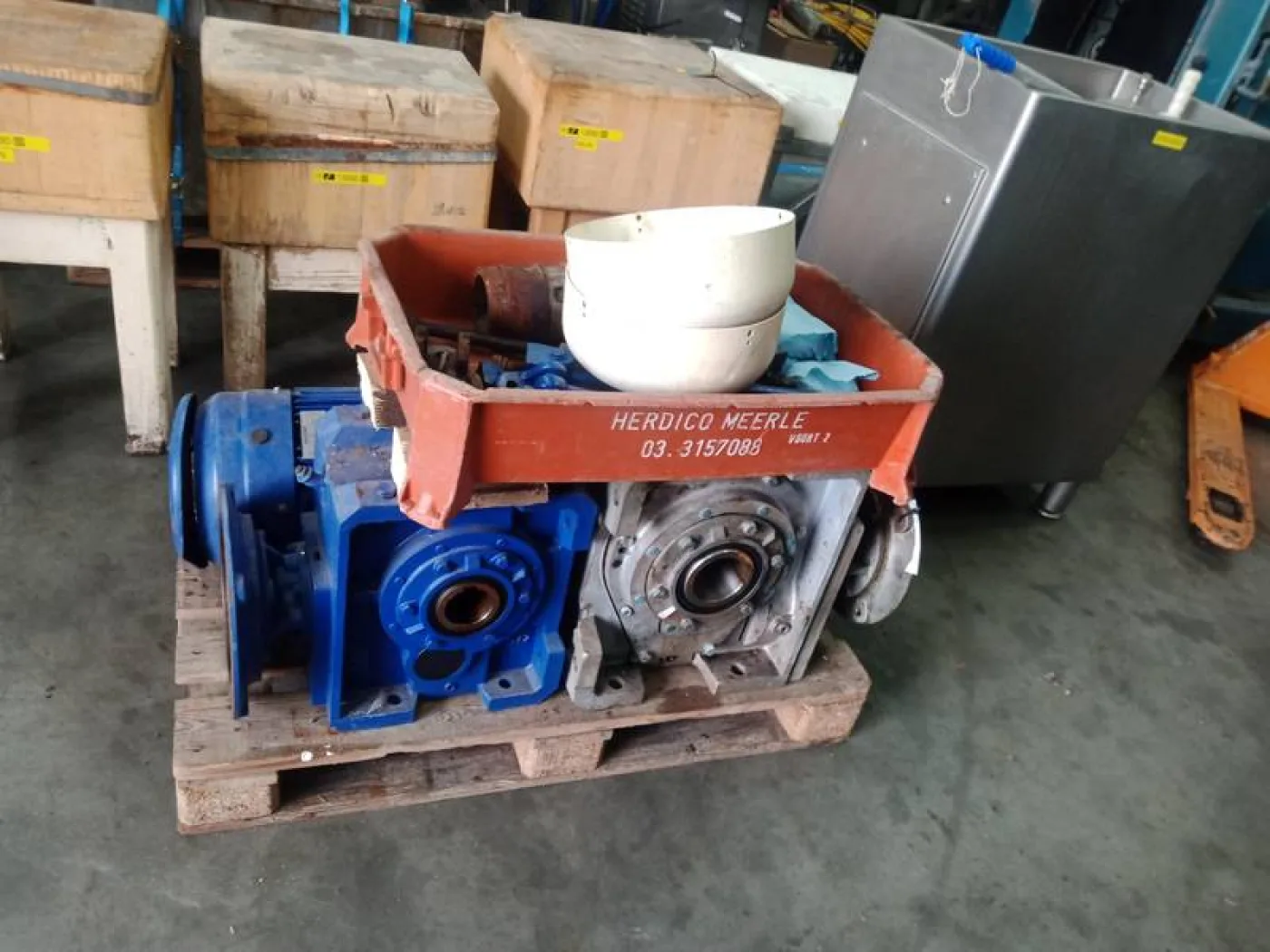 Spare motors U-bar dehairing machine - 1