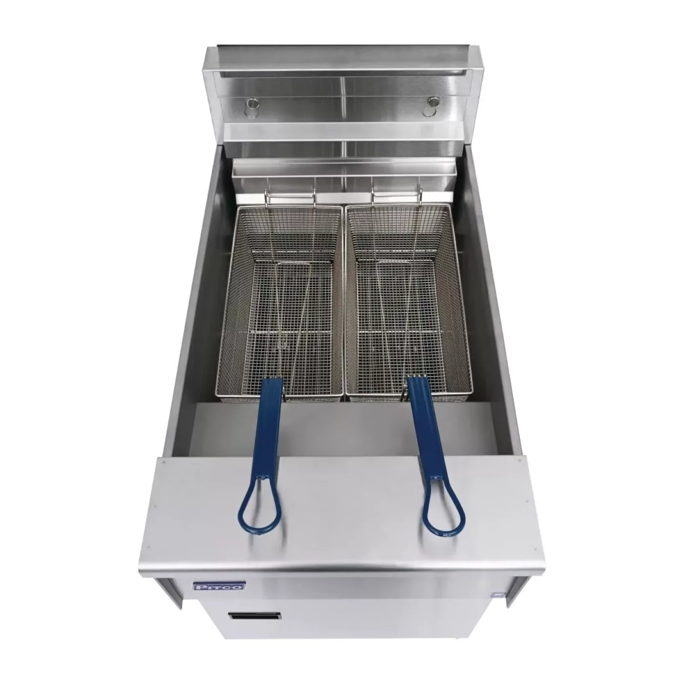Pitco Single Tank Twin Basket Fryer SE18S-SSTC - islandcatering - 2