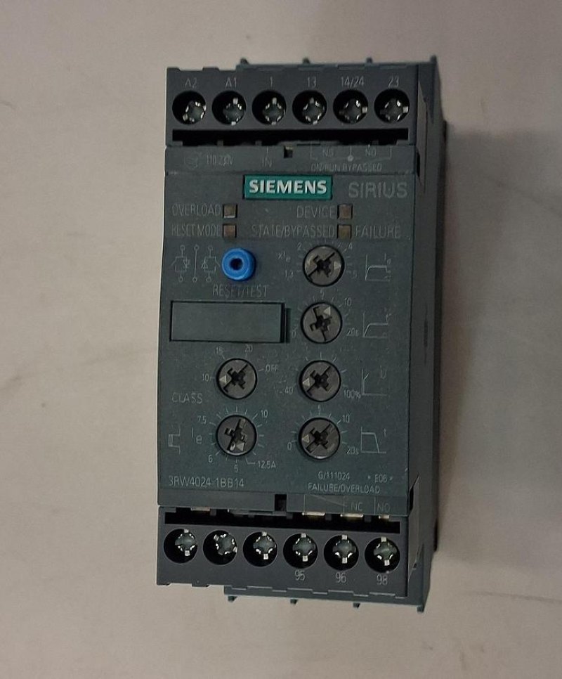 Siemens SIRIUS 3RW4024-1BB14 Halbleiter-Motorstarter (Softstarter) für Motoren bis 5,5 kW