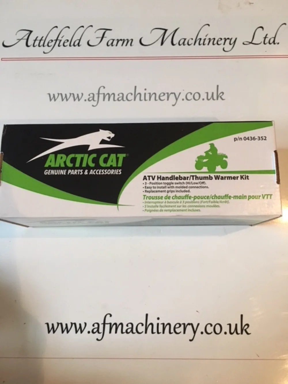 ARCTIC CAT HEATED GRIPS, PART NUMBER 0436-352