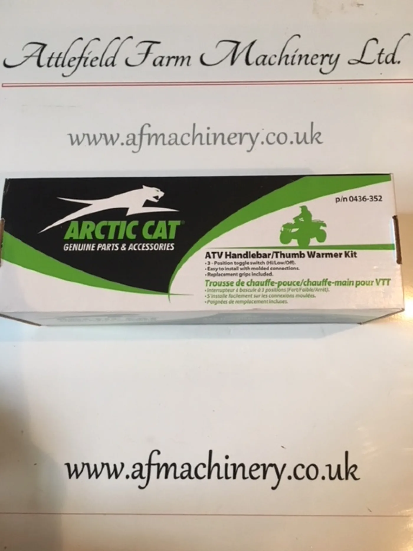 ARCTIC CAT HEATED GRIPS, PART NUMBER 0436-352 - 1