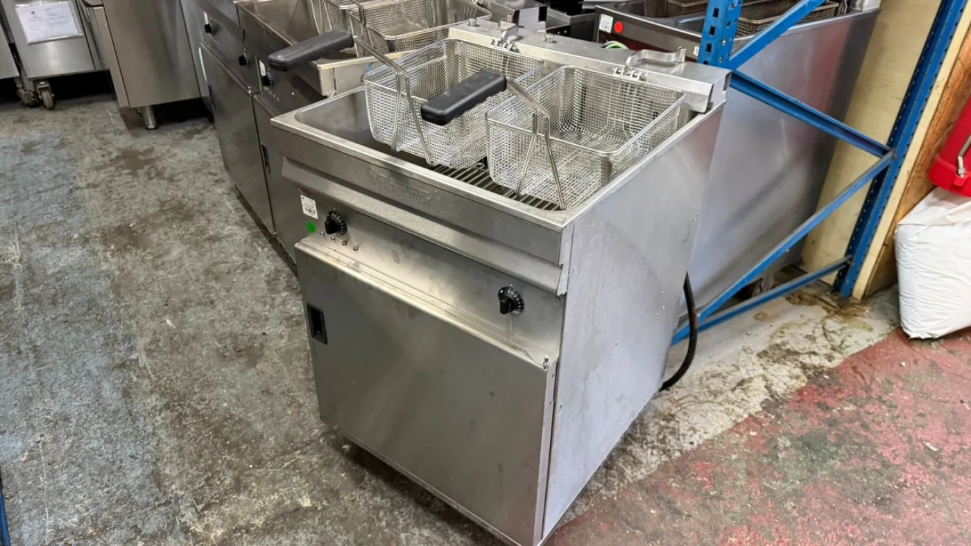 Valentine's Fryer EVO-600 - Single Tank 3 phase fast fryer ( fish n chips ) - islandcatering - 2