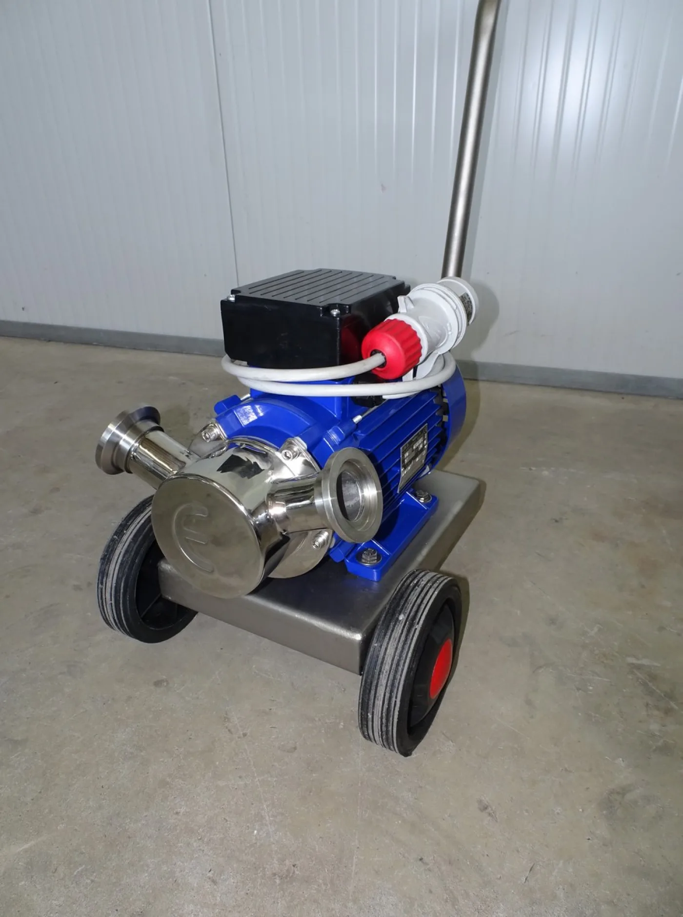 PUMP – ELECTRIC PUMP IN STAINLESS STEEL WITH FOOD NEOPRENE IMPELLER MOD. EURO 40 1 SPEED THREE PHASE 380 VOLT NEW MACHINE - 7