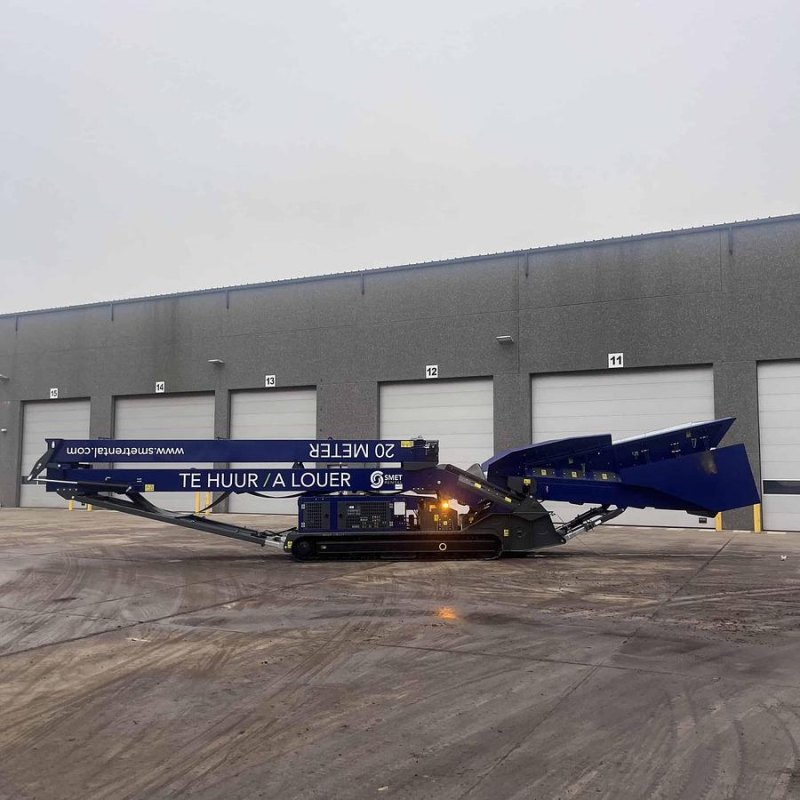 2024 Smet Machinery 20 Meter Mobile Conveyor Belt & Bunker