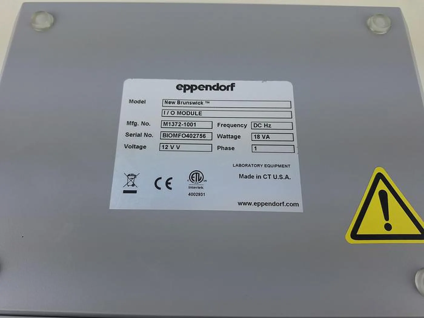 Eppendorf New Brunswick I/O Module Analog Input/Output Module - 4