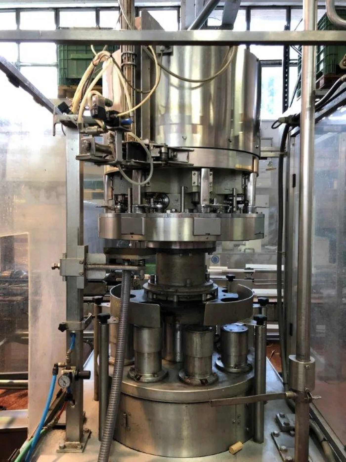 BERTOLASO CORKING MACHINE DELTA 408 TO 8 HEADS FOR NATURAL CORK, SECOND-HAND MACHINE - 2