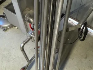 FILTER WITH 12 STAINLESS STEEL FILTER CANDLES, SECOND-HAND MACHINE