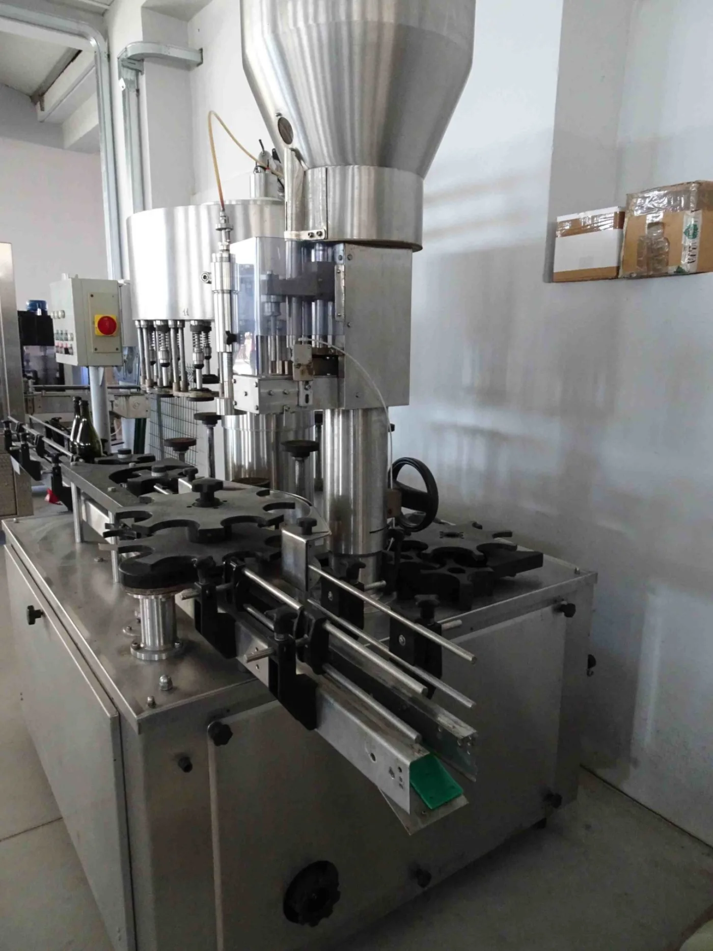FIMER MONOBLOCK 16/1, FILLER WITH 16 VALVES, CORKING MACHINE, SECOND-HAND MACHINE - 5