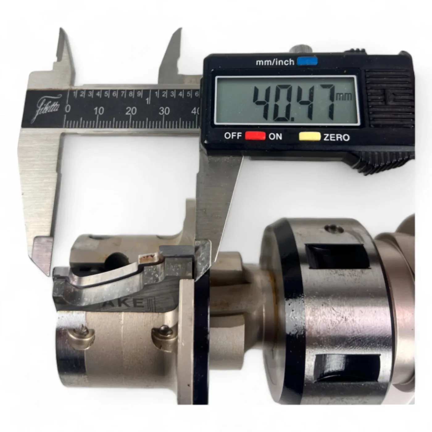 HSK 63 F Spannzangenfutter mit Spannzange und HW Wechselplatten Profilfräser Ø 76 mm B=40 mm , Z=2 - 8