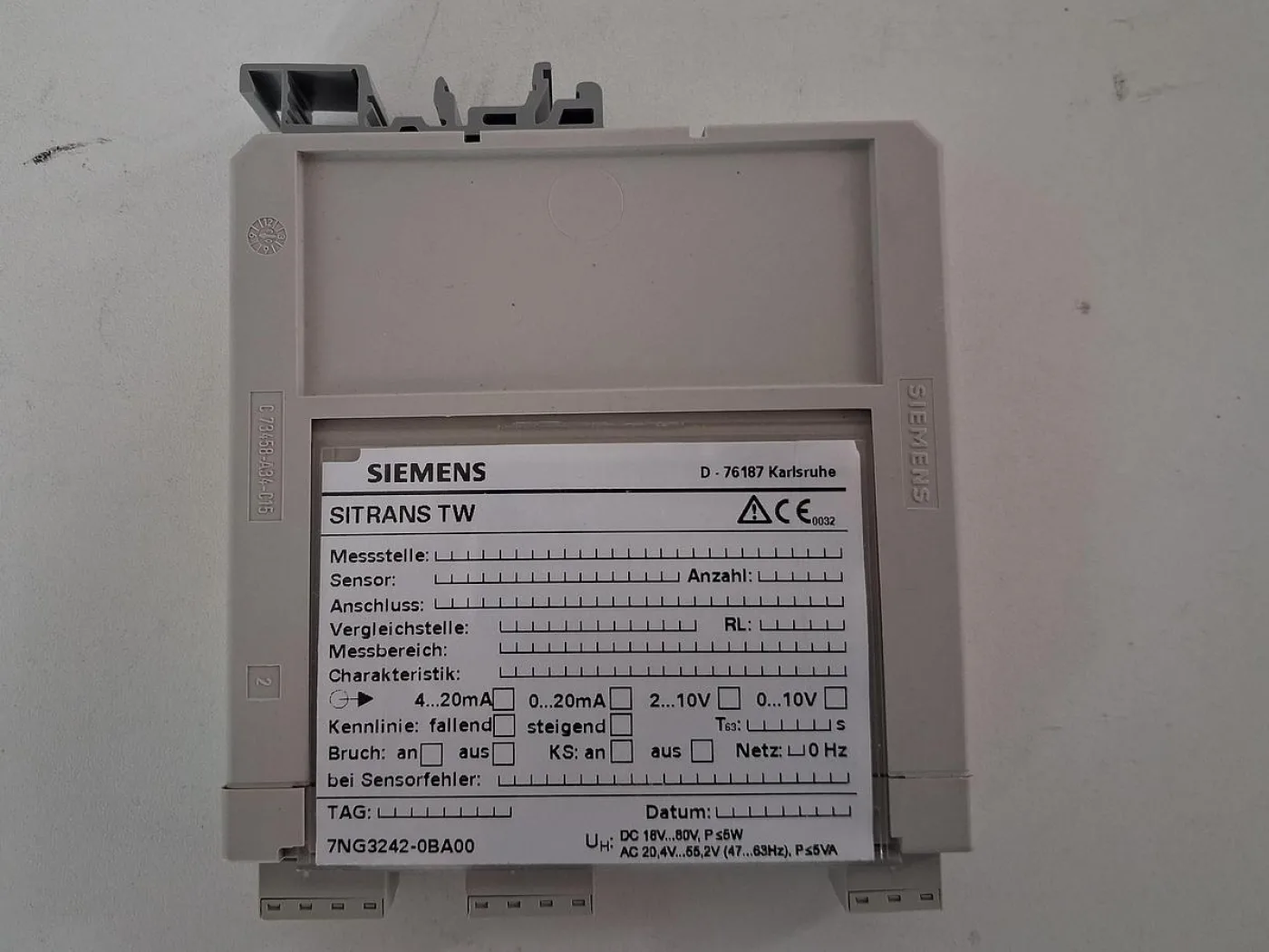 Siemens SITRANS TW 7NG3242-0BA00 Temperaturmessumformer - 3