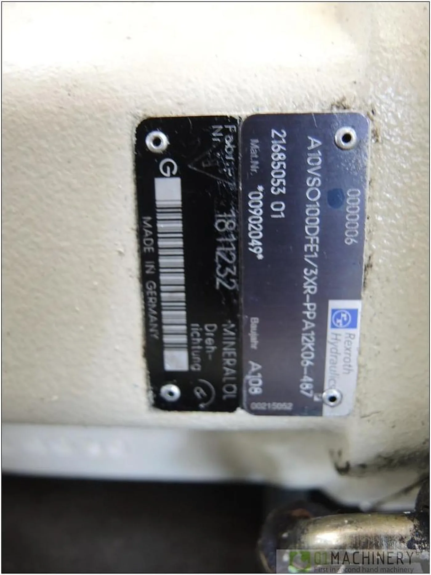 2001 REXROTH A10VSO100DFE1 AI2428 - 3