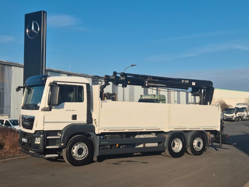 Man TGS 26.460 6x2 Baustoff / Hiab 177 K