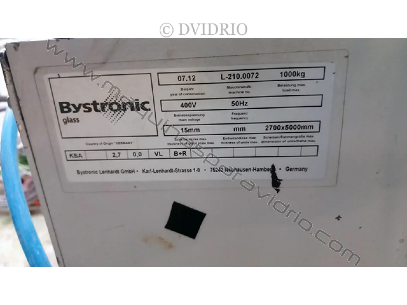 ARISTADORA VERTICAL PARA VIDRIO BYSTRONIC - 5