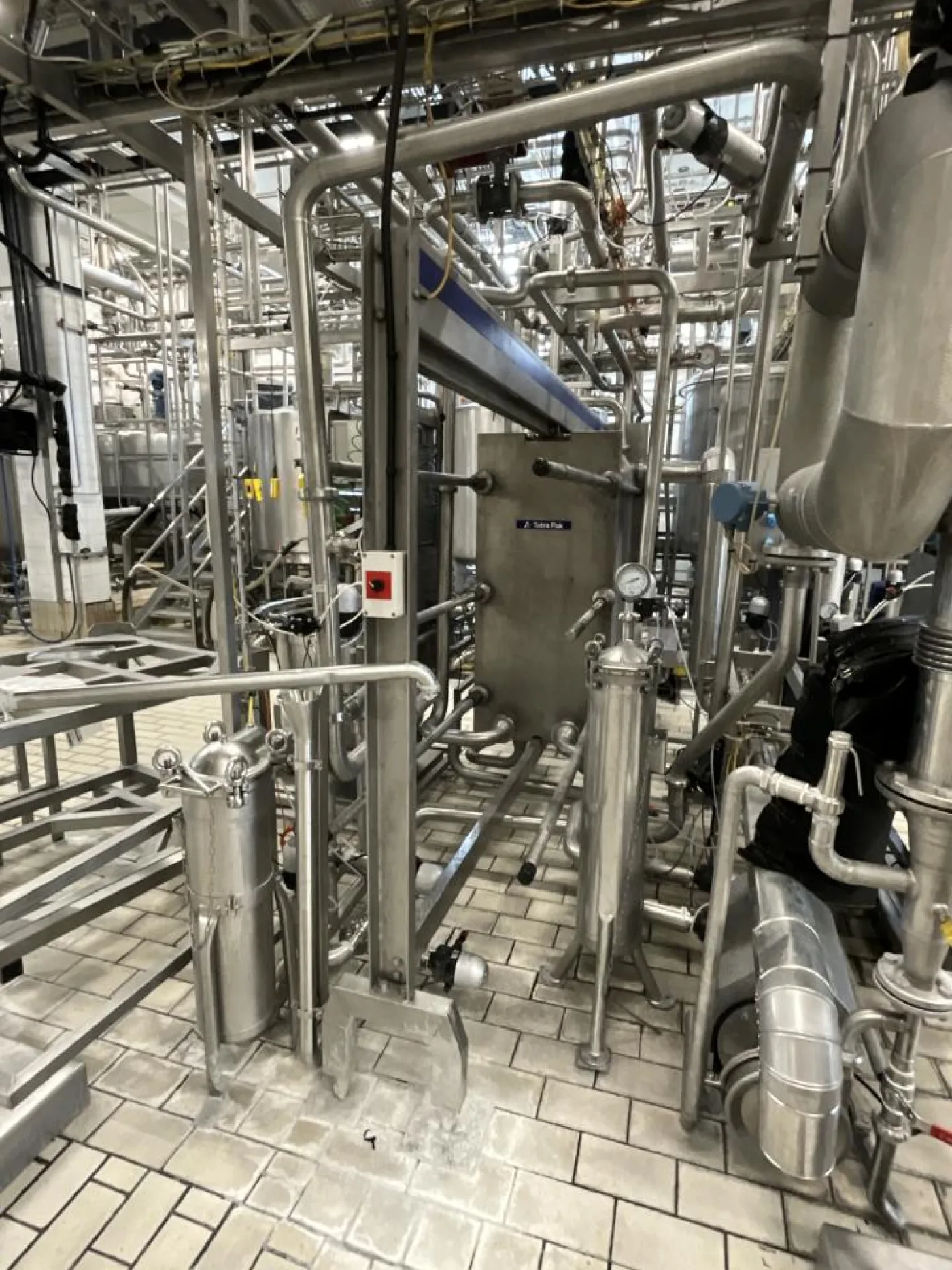 Tetra Pak Tetra Pak Stainless Steel Plate and Frame Heat Exchanger with 2 Off Filter Housings - 3
