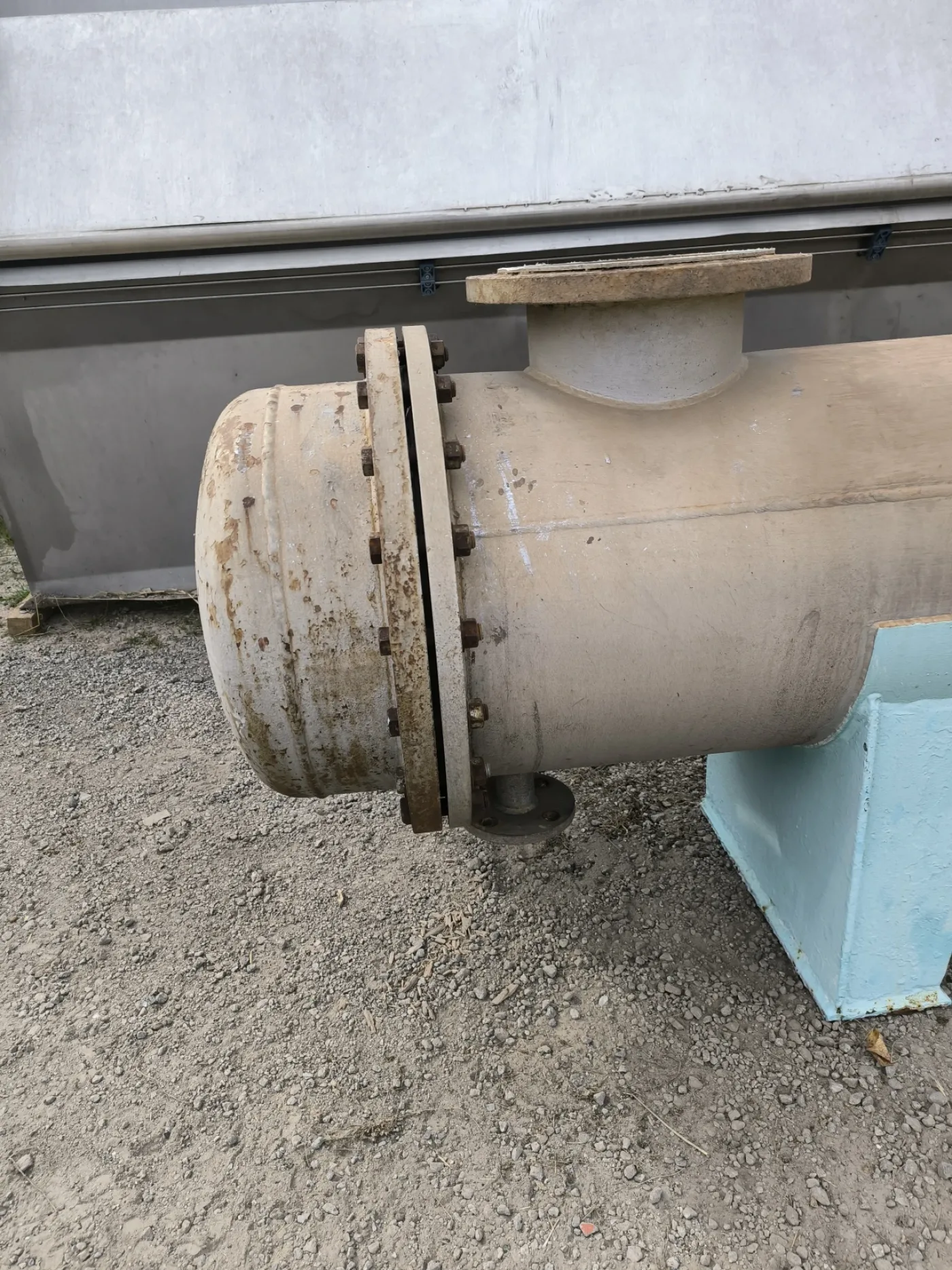 TUBULAR HEAT EXCHANGER STAINLESS STEEL 11.5 M² AGUILAR Y SALAS - 4