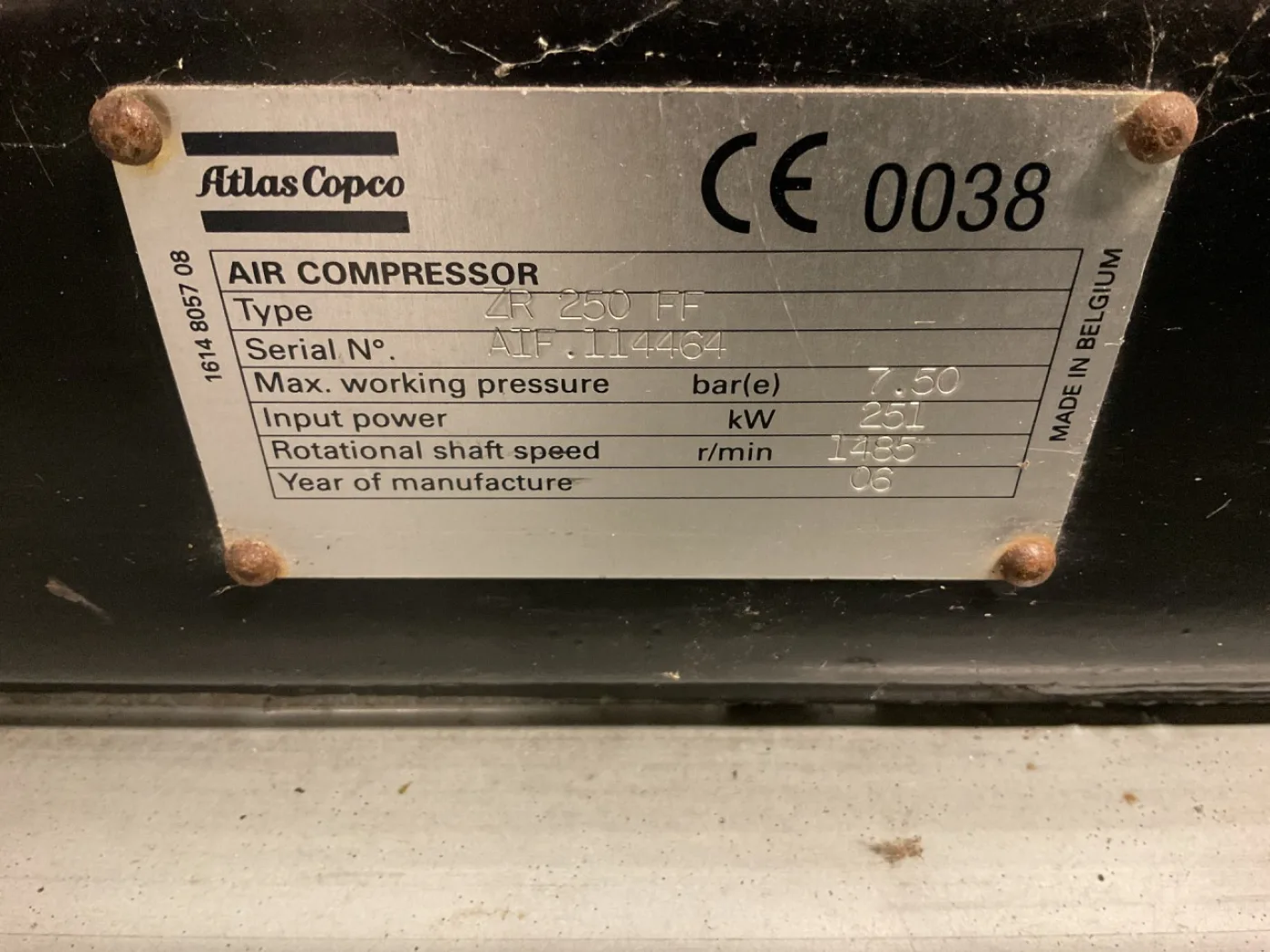 Atlas Copco ZR 250 FF Air compressor - Blower - 2