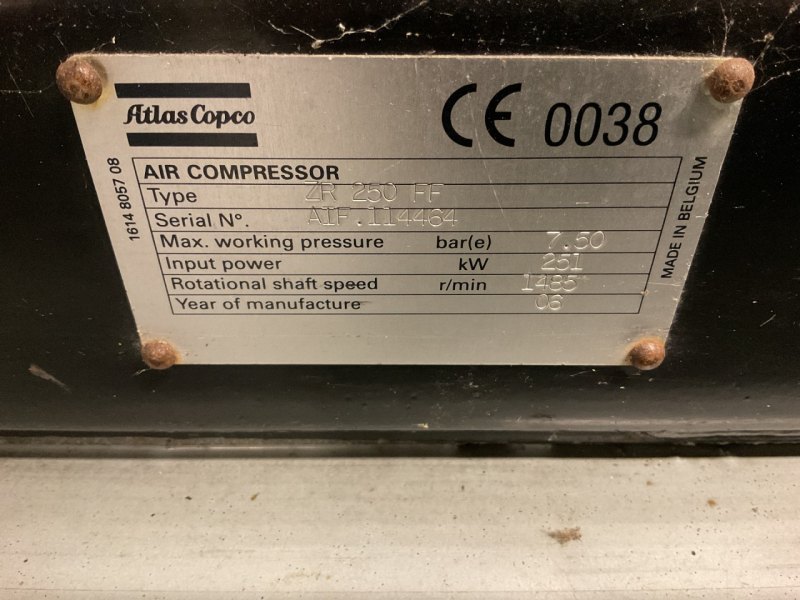 Atlas Copco ZR 250 FF Air compressor - Blower