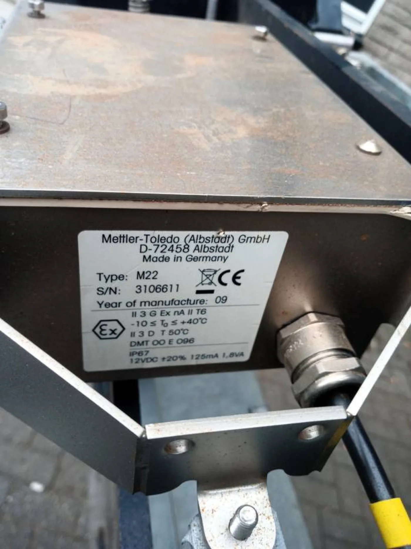 Tube weight scale - 7