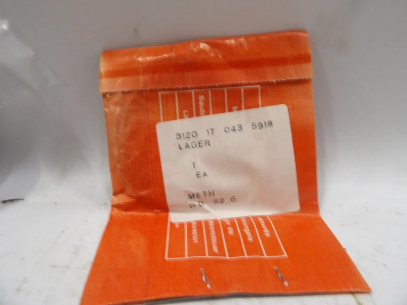 Axiaal lager - 2.78MM - 2