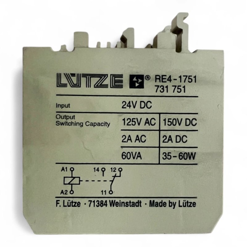 Lütze RE4 1751 Relaismodul M1-K9A 24VDC