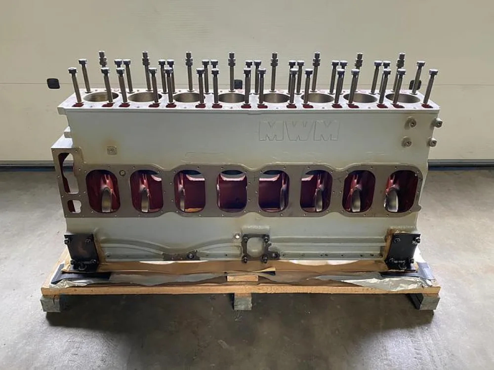 CYLINDER BLOCK / CRANKCASE / KURBELGEHAUSE MWM RHS / TRHS 518-A