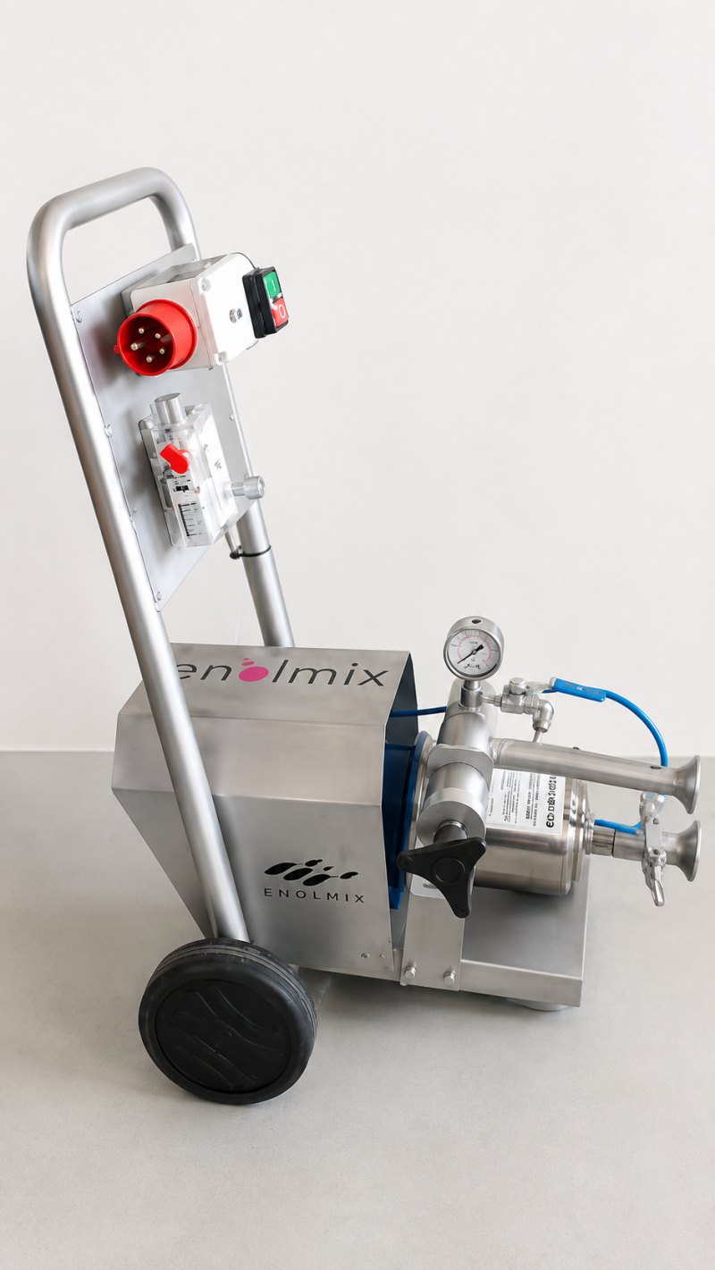 STAINLESS STEEL FLOTATION UNIT MODEL ENOLMIX 100, SECOND HAND MACHINE