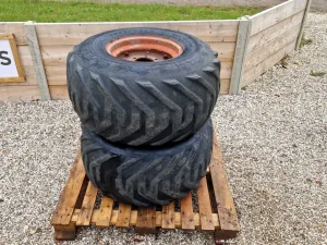 Pair of 38.00X20.00-16 Goodyear Terra Tyres