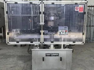 CORKING MACHINE BERTOLASO 6 HEADS FOR NATURAL CORK, MODEL DELTA 406S, SECOND-HAND MACHINE