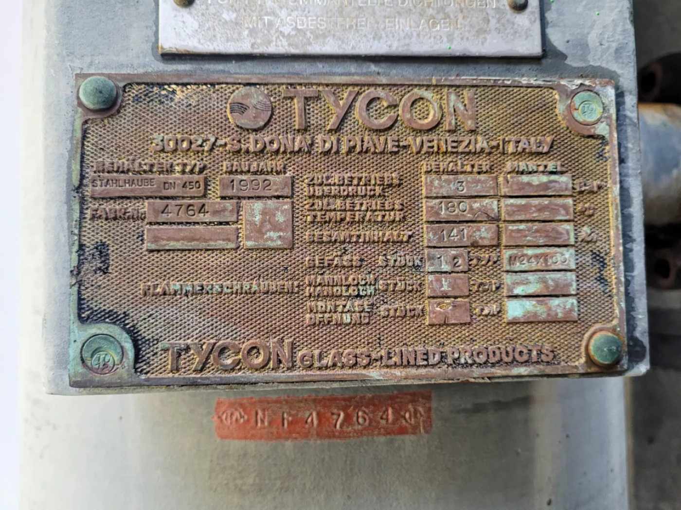 Sigri RS77-1-10950 53,7m² "unused" - Shell and tube heat exchanger - 4