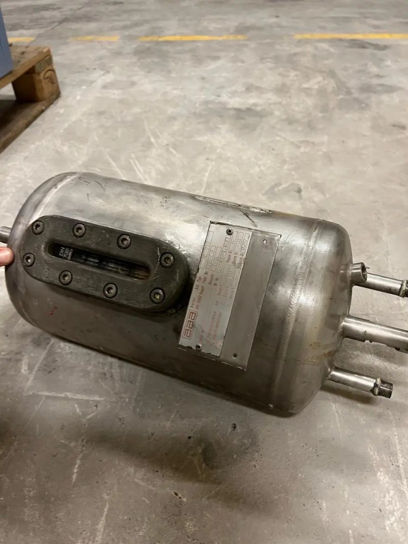 USED 12 LITER STAINLESS STEEL BOILER TANK