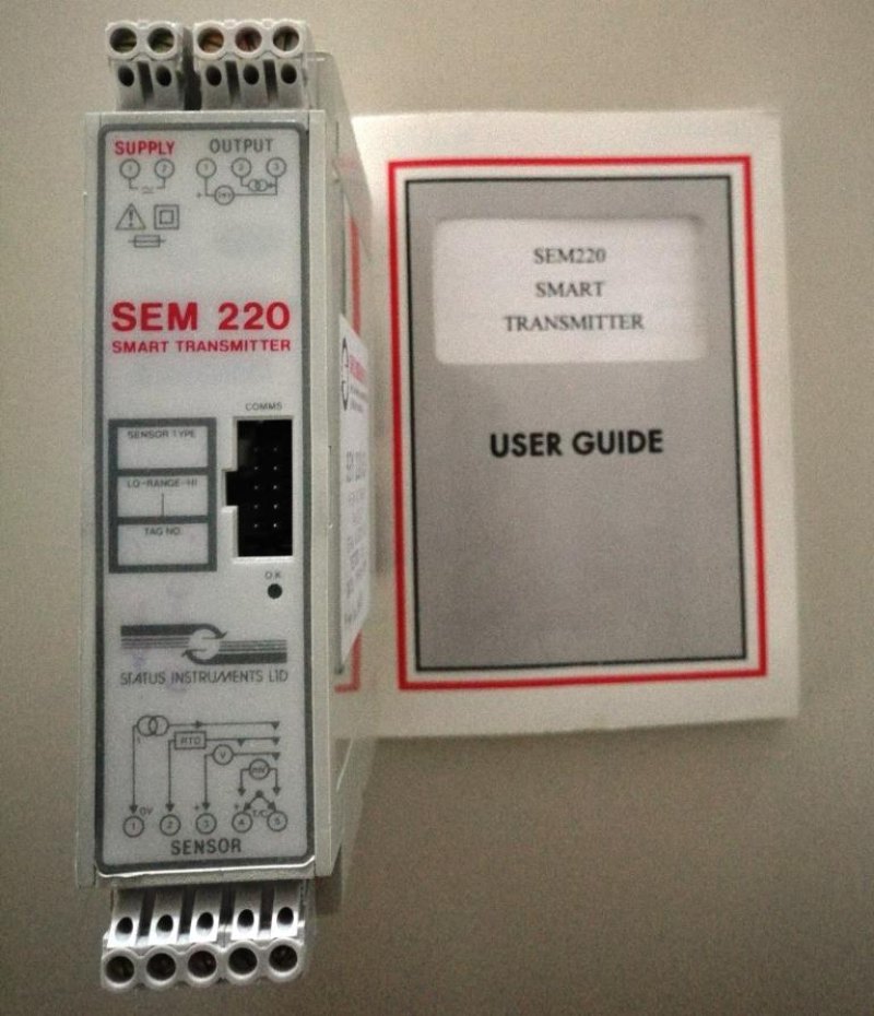 SMART TRASMITTER – STATUS INSTRUMENTS – MOD. SEM220/S1